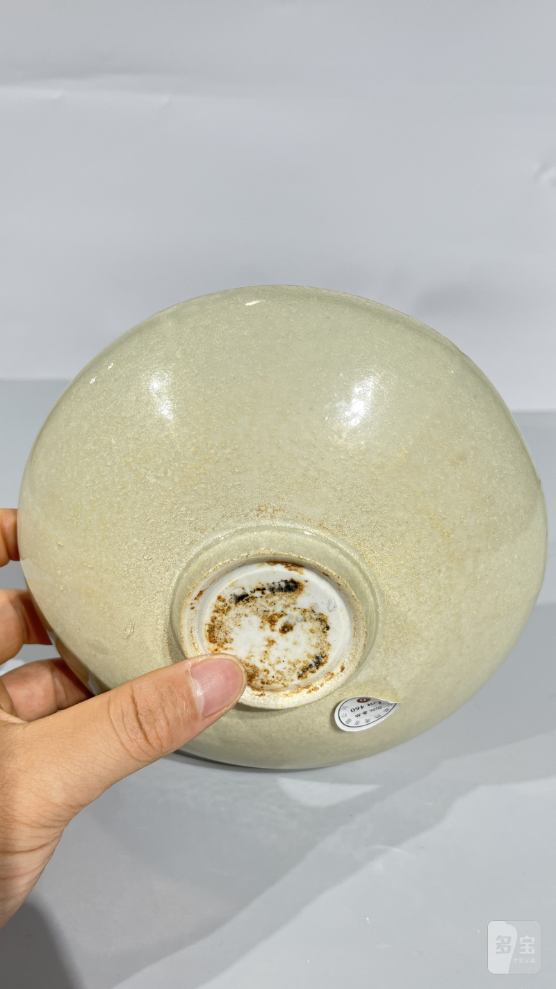 明 湖田出筋刻花花口碗 - 图4